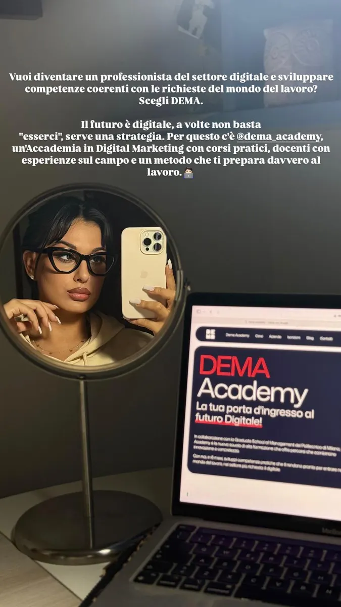 DEMA Academy: Il lancio dell'academy con gli ambassador IULM, contenuto 1