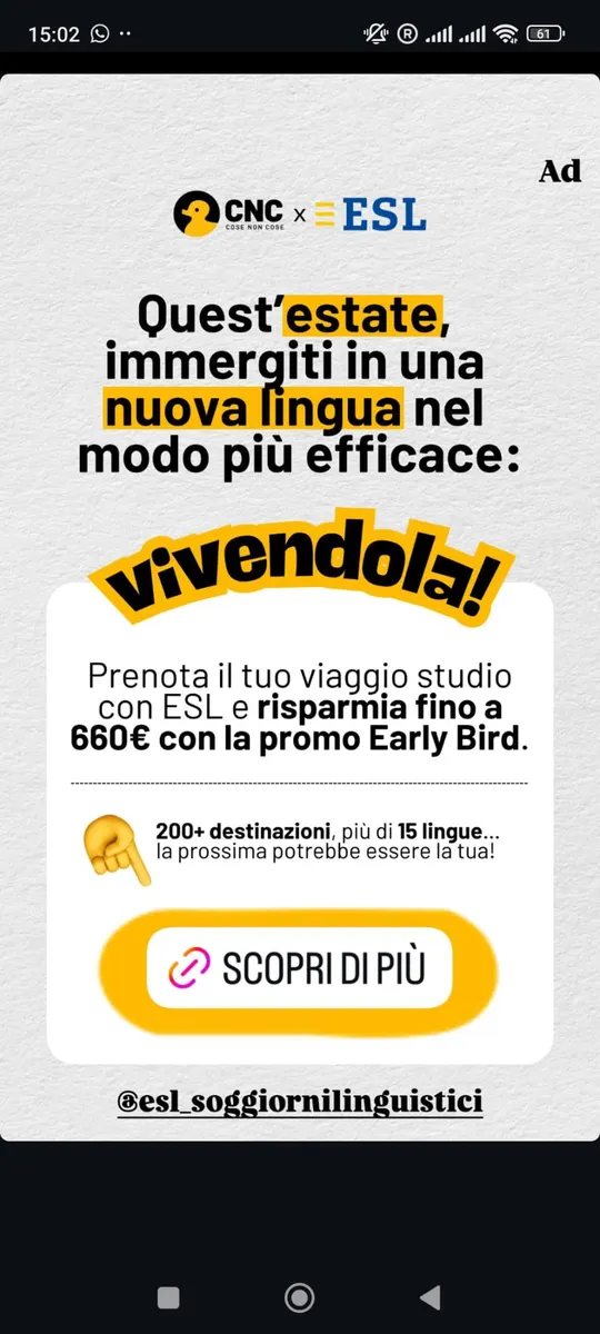 ESL: I viaggi studio estivi di ESL, contenuto 3