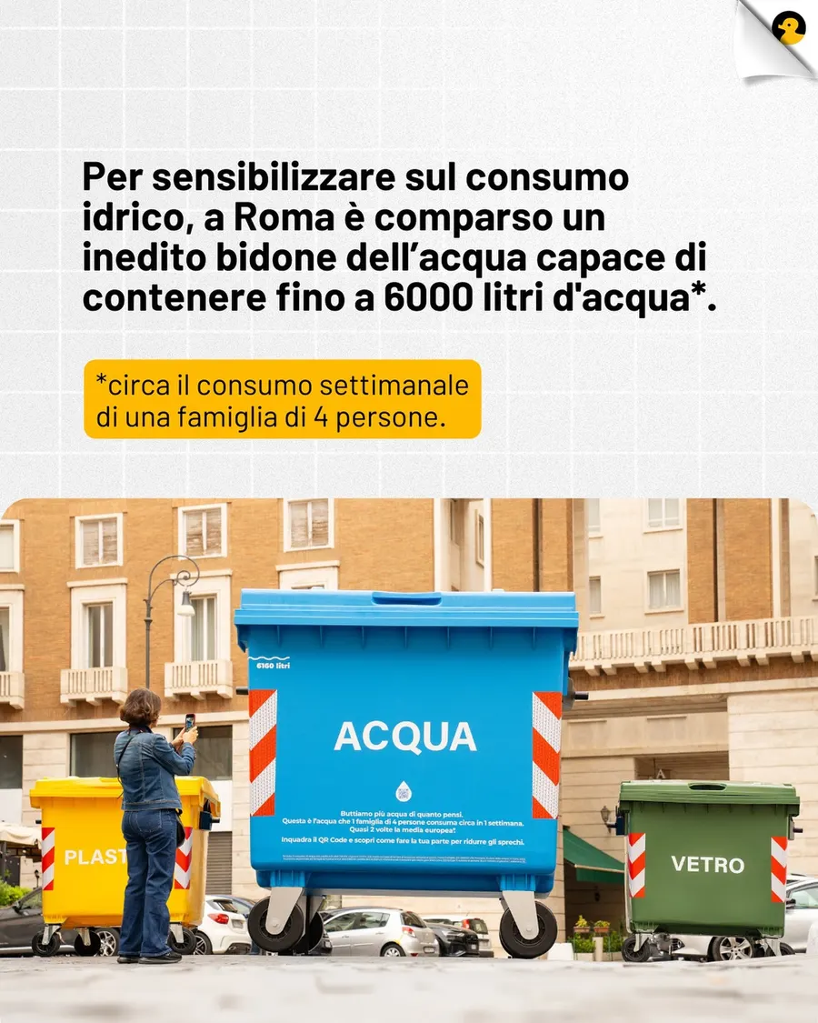 Finish: Un bidone da 6.000 litri contro lo spreco d'acqua, contenuto 3