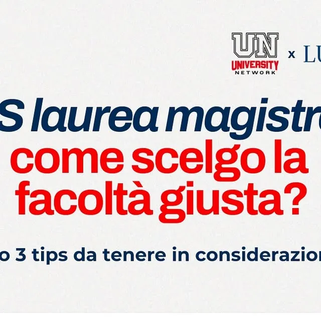 LUISS Guido Carli: Le lauree magistrali LUISS, contenuto 3